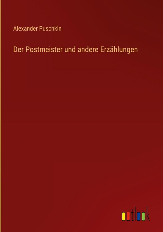 Produktbild: Der Postmeister und andere Erz&auml;hlungen