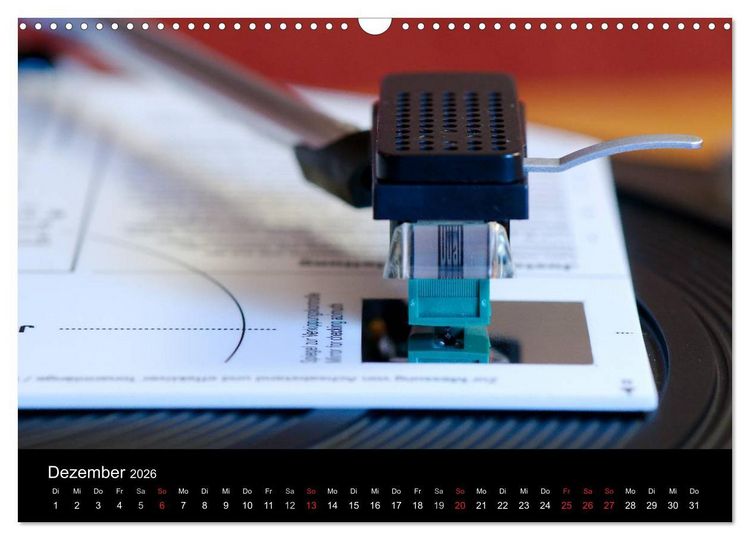 Produktbild: Vintage Turntables Made In Schwarzwald (Wandkalender 2026 DIN A3 quer), CALVENDO Monatskalender