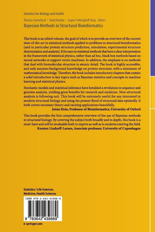 Produktbild: Bayesian Methods in Structural Bioinformatics