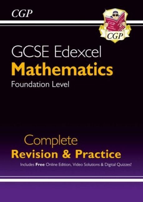 Produktbild: GCSE Maths Edexcel Complete Revision & Practice: Foundation inc Online Ed, Videos & Quizzes