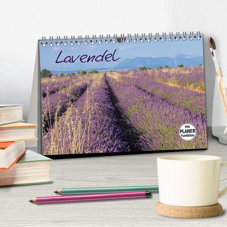 Produktbild: Lavendel (Tischkalender 2026 DIN A5 quer), CALVENDO Monatskalender