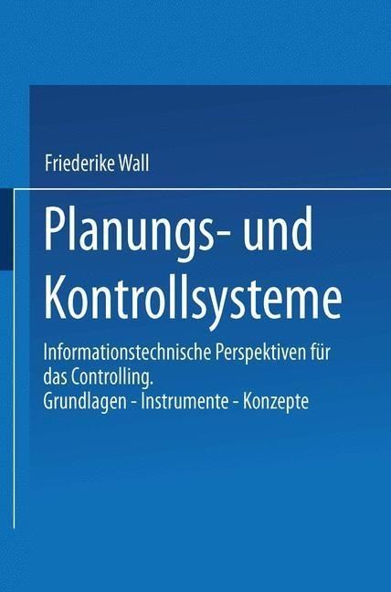 Produktbild: Planungs- und Kontrollsysteme