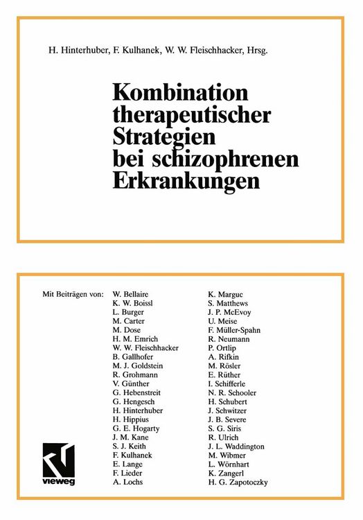 Produktbild: Kombination therapeutischer Strategien bei schizophrenen Erkrankungen
