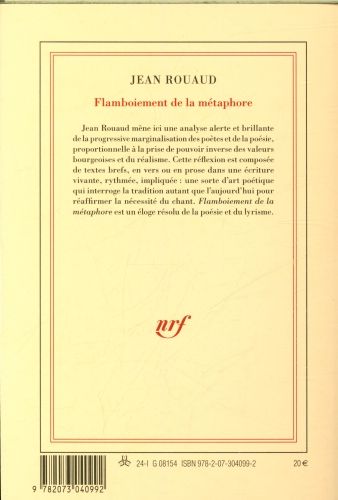 Produktbild: Flamboiement de la m&eacute;taphore
