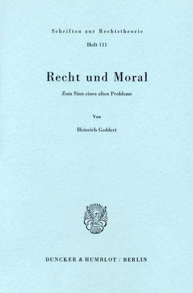 Produktbild: Recht und Moral.