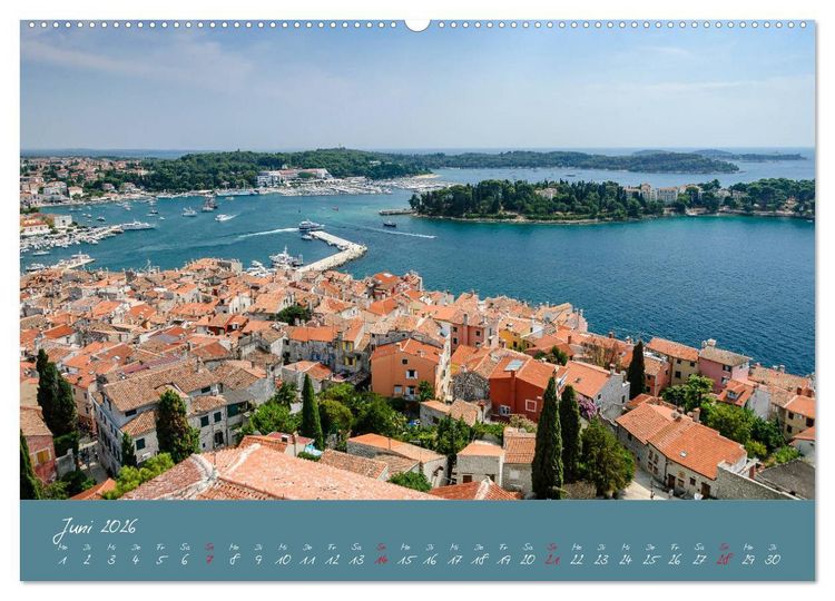 Produktbild: Wundersch&ouml;nes Istrien (Wandkalender 2026 DIN A2 quer), CALVENDO Monatskalender
