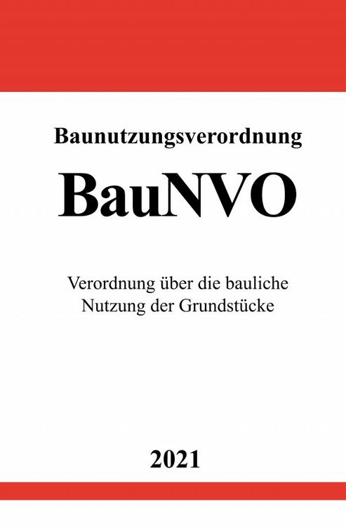 Produktbild: Baunutzungsverordnung (BauNVO)