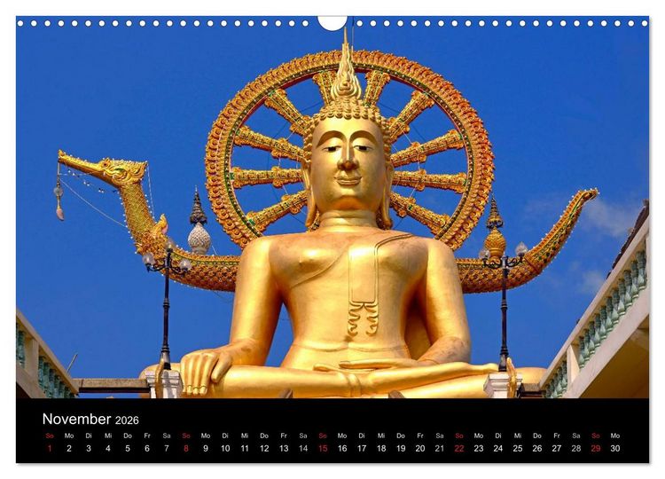 Produktbild: Sch&ouml;nes Thailand (Wandkalender 2026 DIN A3 quer), CALVENDO Monatskalender