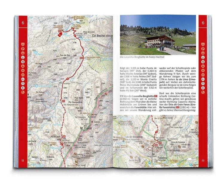 Produktbild: KOMPASS Wanderf&uuml;hrer Dolomiten H&ouml;henweg 1 bis 3, 71 Touren