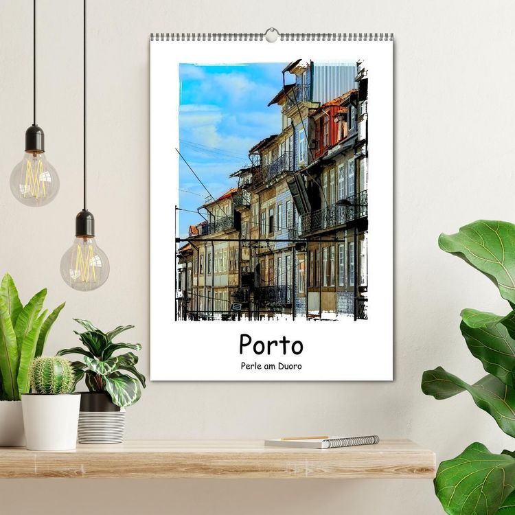 Produktbild: Porto Perle am Douro (Wandkalender 2026 DIN A2 hoch), CALVENDO Monatskalender
