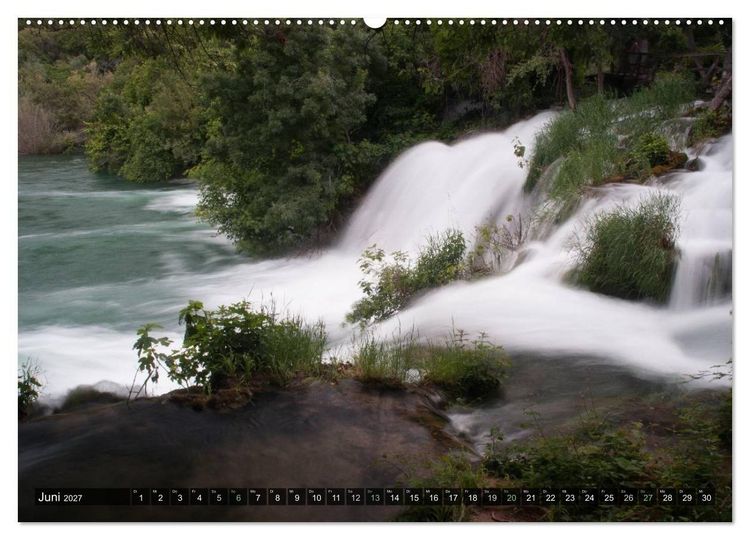 Produktbild: Wasserf&auml;lle der Welt 2027 (Wandkalender 2027 DIN A2 quer), CALVENDO Monatskalender
