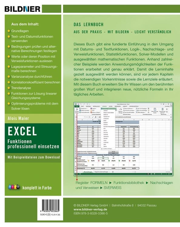 Produktbild: Sonderausgabe: Excel Formeln und Funktionen professionell einsetzen