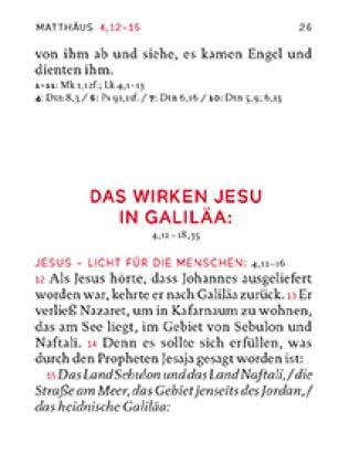 Produktbild: Klein-Ausgabe 4 Evangelien