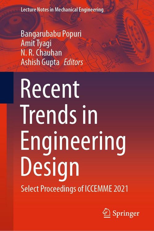 Produktbild: Recent Trends in Engineering Design