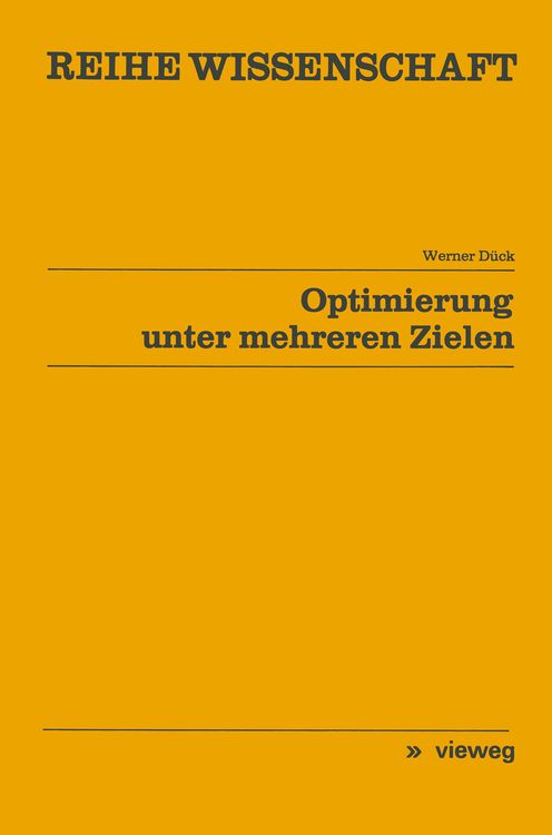 Produktbild: Optimierung unter mehreren Zielen