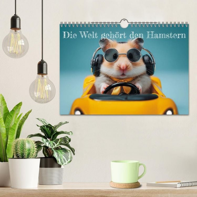 Produktbild: Die Welt geh&ouml;rt den Hamstern (Wandkalender 2027 DIN A4 quer), CALVENDO Monatskalender