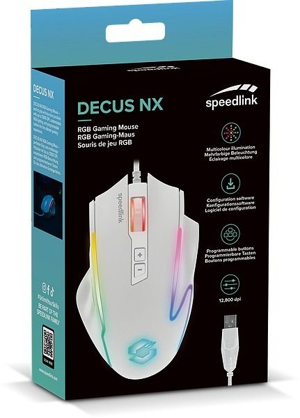 Produktbild: SPEEDLINK DECUS NX RGB Gaming Mouse, white