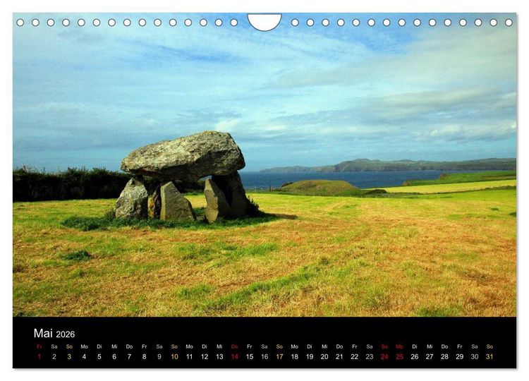 Produktbild: Wales Pembrokeshire - Natur im Fokus- (Wandkalender 2026 DIN A4 quer), CALVENDO Monatskalender