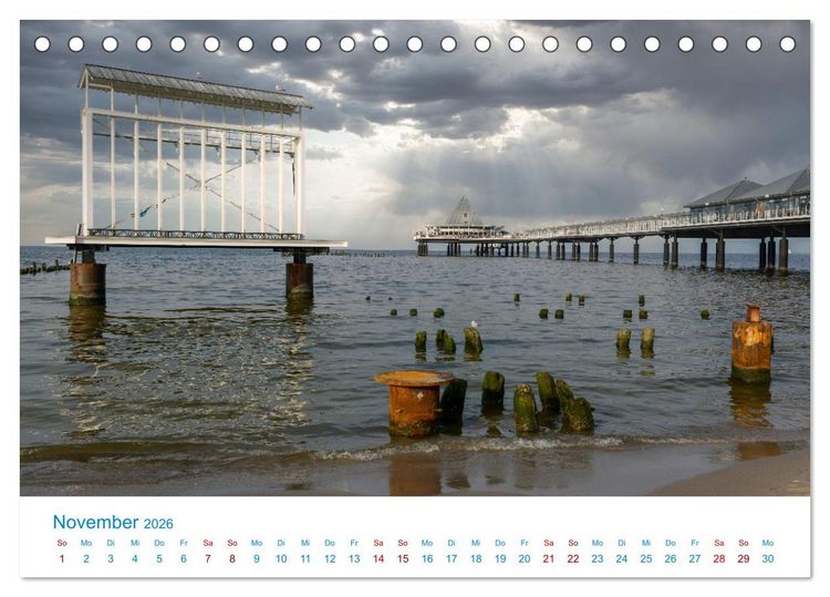 Produktbild: Streifzug auf Usedom (Tischkalender 2026 DIN A5 quer), CALVENDO Monatskalender