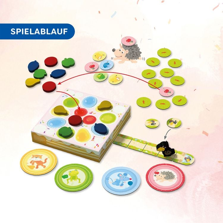 Produktbild: HABA 2013166001 - Meine ersten Spiele: Theos Torte, Bewegungsspiel