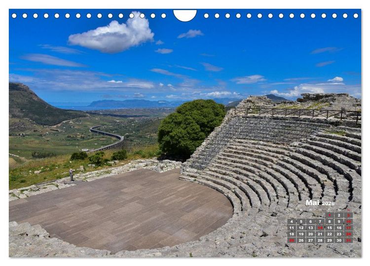 Produktbild: Sizilien &ndash; von Cefal&ugrave; bis Trapani (Wandkalender 2026 DIN A4 quer), CALVENDO Monatskalender
