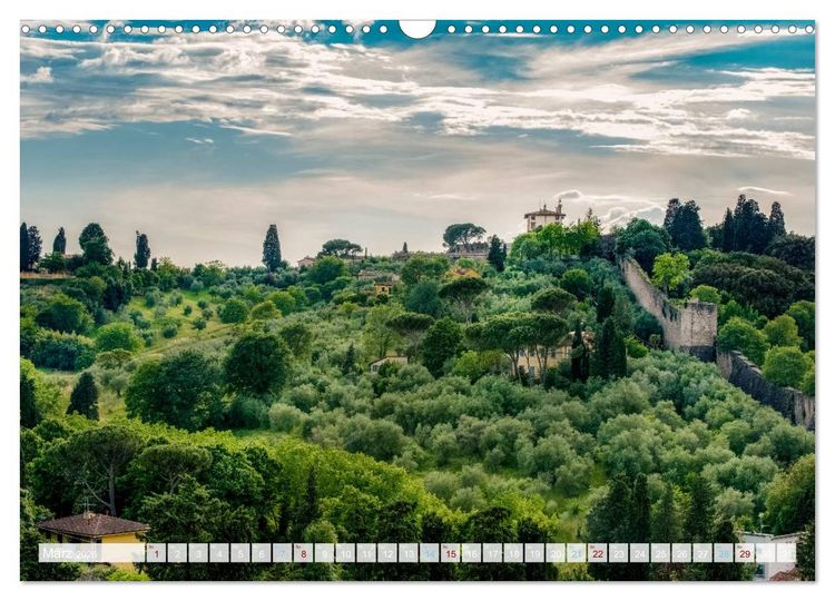 Produktbild: Italienisches Stadtgefl&uuml;ster, Rom - Mailand - Florenz (Wandkalender 2026 DIN A3 quer), CALVENDO Monatskalender