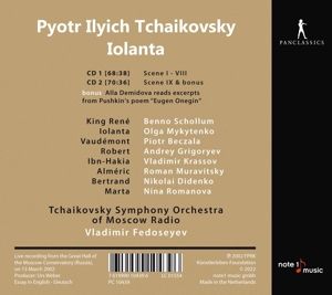 Produktbild: Peter I. Tschaikowsky: Iolanta