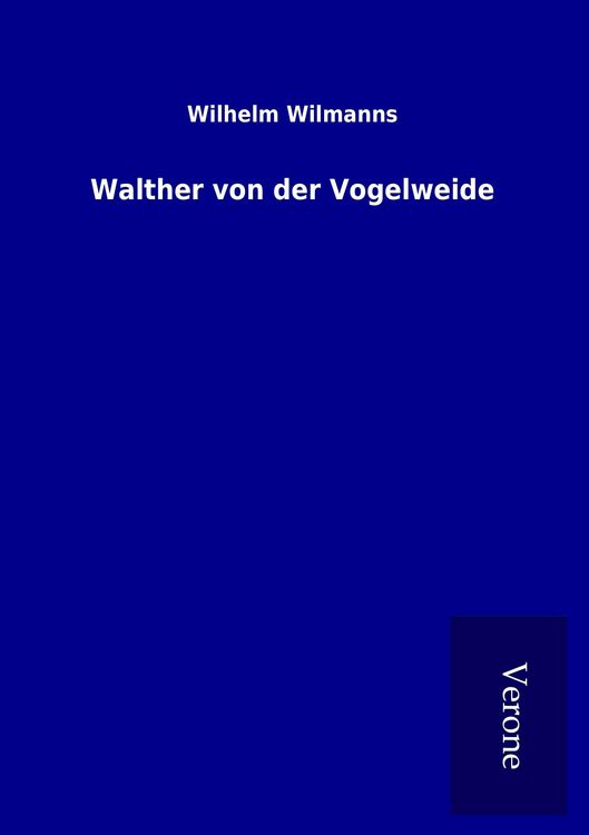 Produktbild: Walther von der Vogelweide