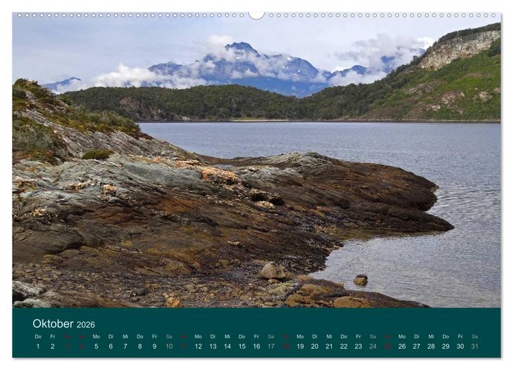 Produktbild: Von Iguaz&uacute; bis Ushuaia - vom Regenwald bis Feuerland (Wandkalender 2026 DIN A2 quer), CALVENDO Monatskalender