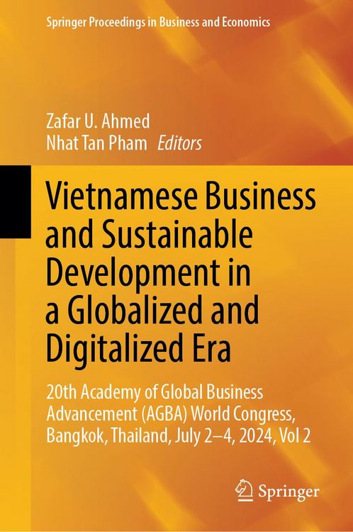 Produktbild: Vietnamese Business and Sustainable Development in a Globalized and Digitalized Era
