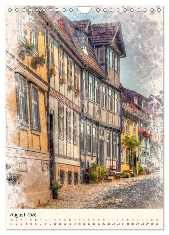Produktbild: Quedlinburg - unsere Stadt (Wandkalender 2026 DIN A4 hoch), CALVENDO Monatskalender