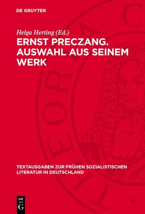 Produktbild: Ernst Preczang. Auswahl aus seinem Werk