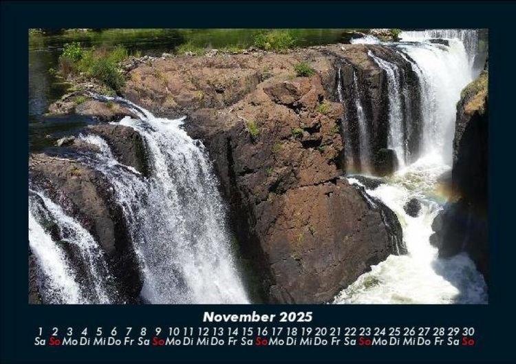 Produktbild: Wasserfälle 2025 Fotokalender DIN A5
