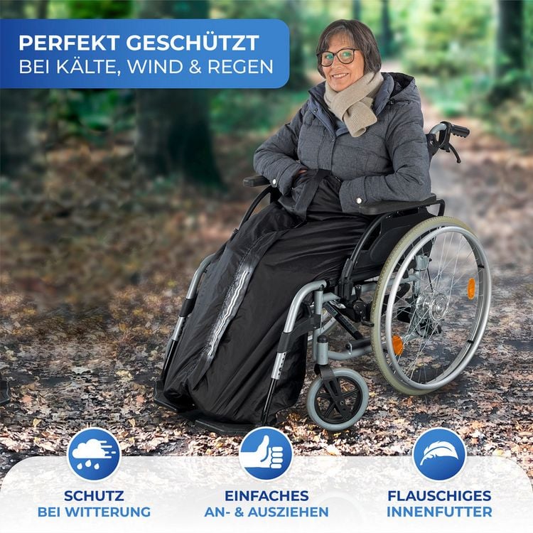 Produktbild: Rollstuhl-W&auml;rmesack, wasser- und winddicht