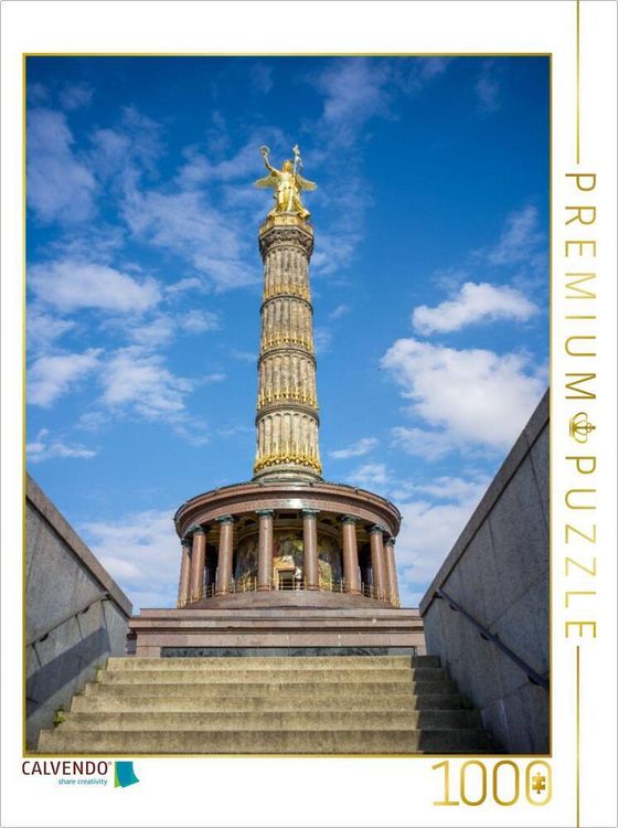 Produktbild: CALVENDO Puzzle Berlin - Goldelse auf der Siegess&auml;ule | 1000 Teile Lege-Gr&ouml;&szlig;e 64x48cm Foto-Puzzle f&uuml;r gl&uuml;ckliche Stunden