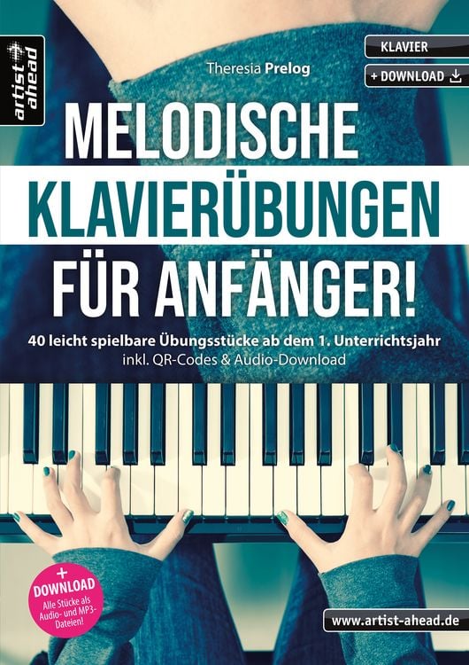 Produktbild: Melodische Klavier&uuml;bungen f&uuml;r Anf&auml;nger!
