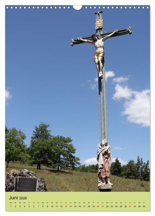 Produktbild: Wegkreuze - christliche Symbole am Wegesrand (Wandkalender 2026 DIN A3 hoch), CALVENDO Monatskalender