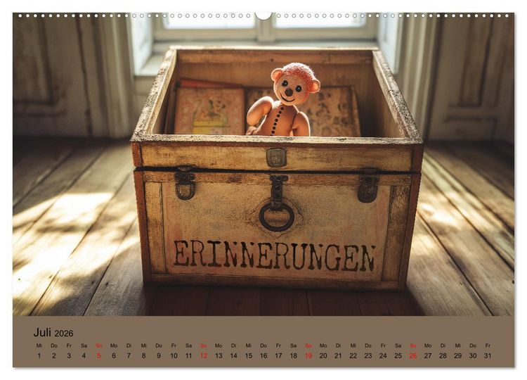 Produktbild: Wei&szlig;t du noch? Der Kalender deiner Kindheitserinnerungen. (hochwertiger Premium Wandkalender 2026 DIN A2 quer), Kunstdruck in Hochglanz