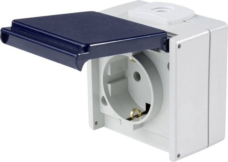 Produktbild: AS Schwabe 62460 Aufputz-Steckdose IP54