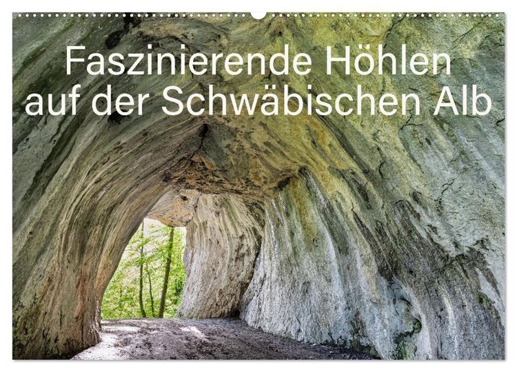 Produktbild: Faszinierende H&ouml;hlen auf der Schw&auml;bischen Alb (Wandkalender 2026 DIN A2 quer), CALVENDO Monatskalender