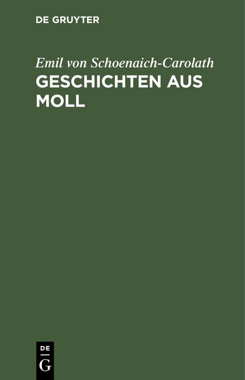 Produktbild: Geschichten aus Moll