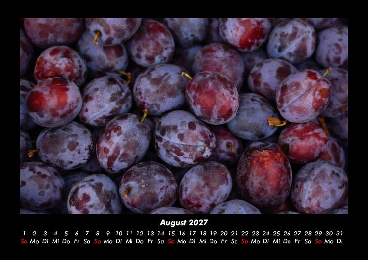 Produktbild: Obstkalender 2027 Fotokalender DIN A3