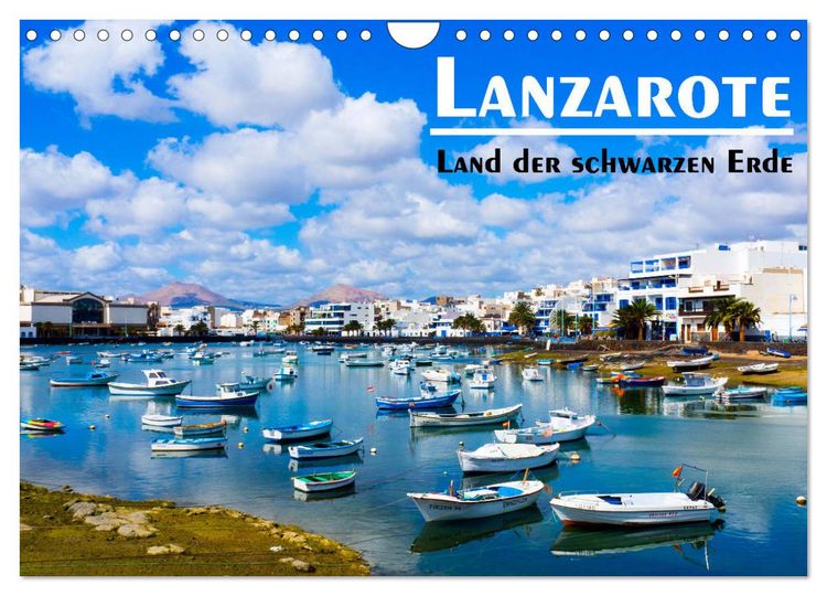 Produktbild: Lanzarote - Land der schwarzen Erde (Wandkalender 2026 DIN A4 quer), CALVENDO Monatskalender