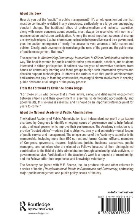 Produktbild: Modernizing Democracy