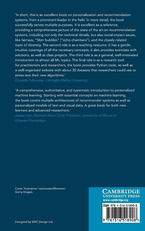 Produktbild: Personalized Machine Learning