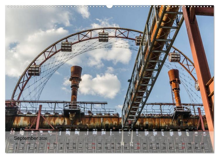 Produktbild: Zeche und Kokerei Zollverein Essen: Industrie-Architektur (Wandkalender 2026 DIN A2 quer), CALVENDO Monatskalender