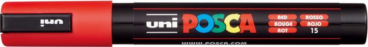 Produktbild: uni-ball Marker uni POSCA PC-5M rot