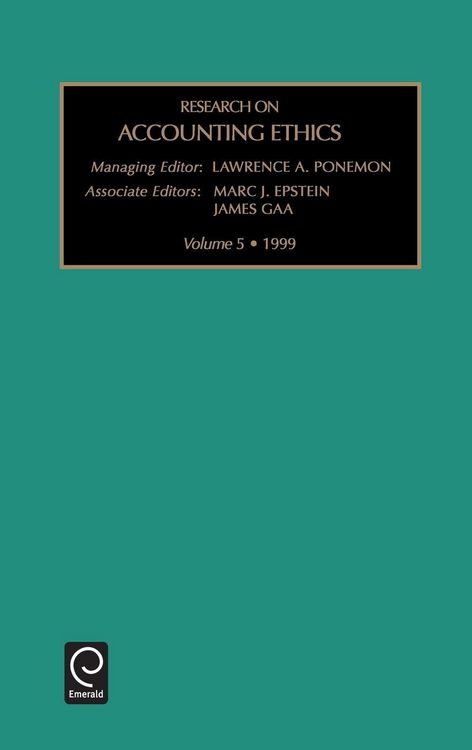Produktbild: Research on Accounting Ethics