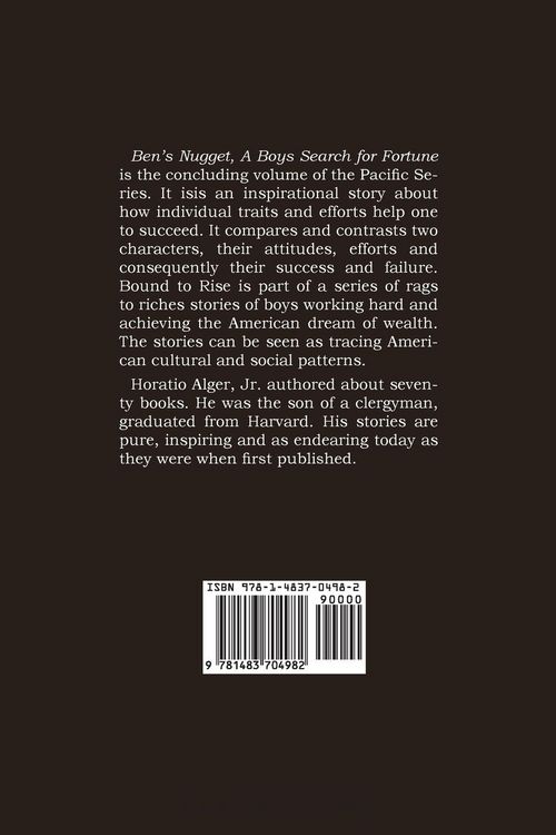 Produktbild: Ben's Nugget, a Boys Search for Fortune