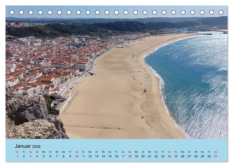 Produktbild: Nazare (Tischkalender 2026 DIN A5 quer), CALVENDO Monatskalender